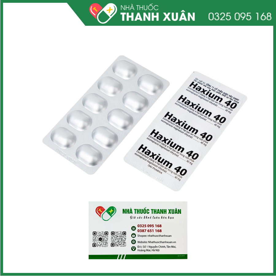 Haxium 40 hỗ trợ phòng và điều trị loét dạ dày - tá tràng